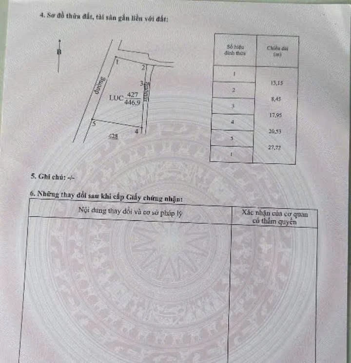 Bán 446m² đất thổ cư Hàm Phú, Bình Thuận - Ảnh thu nhỏ 4