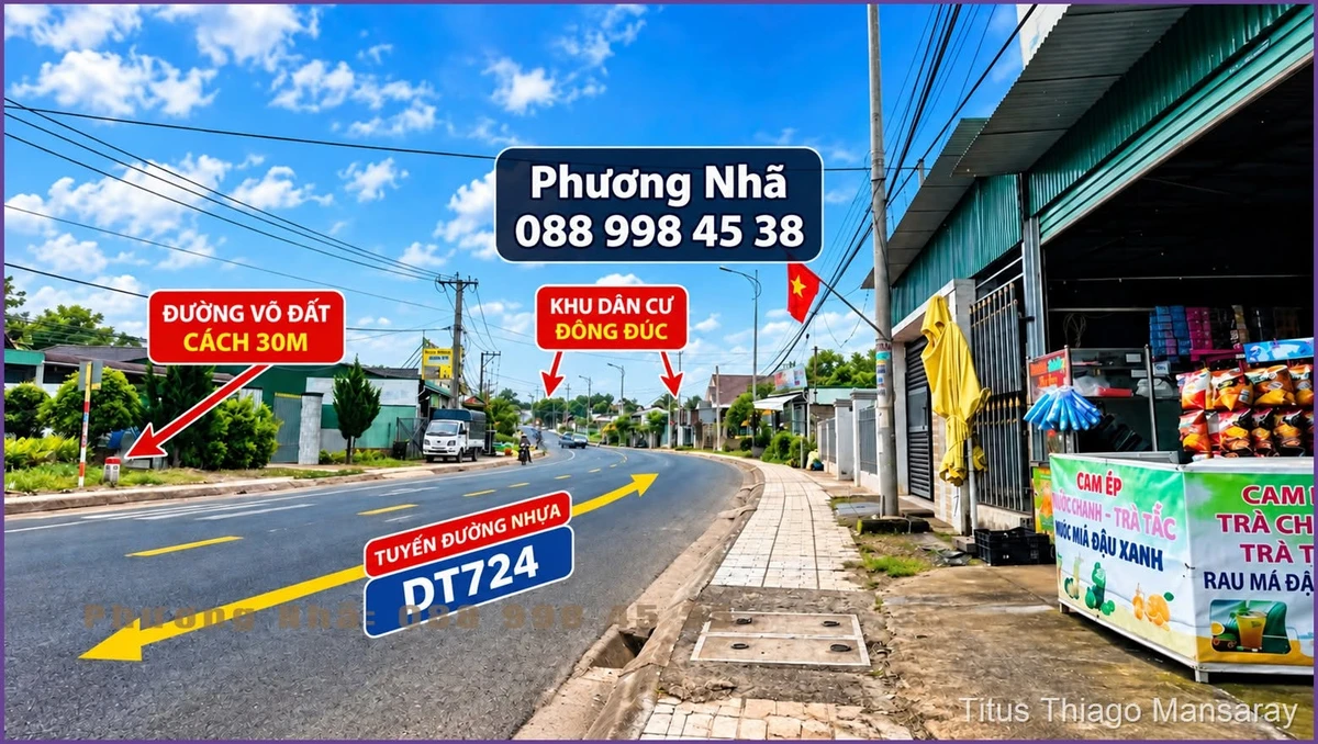 Bán đất Tân Hội Nhà Bè 260m² sổ hồng 990 triệu - Ảnh thu nhỏ 2