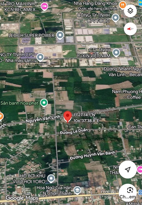 Bán đất 76m² giá 440 triệu gần KCN BECAMEX Bình Dương
