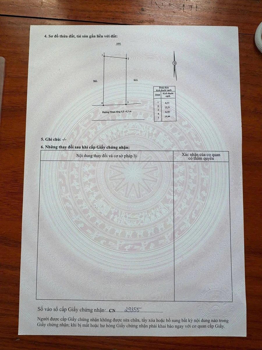 Bán 2 lô đất Diên Thọ 83.9-90.6m² 550-720 triệu - Ảnh thu nhỏ 5