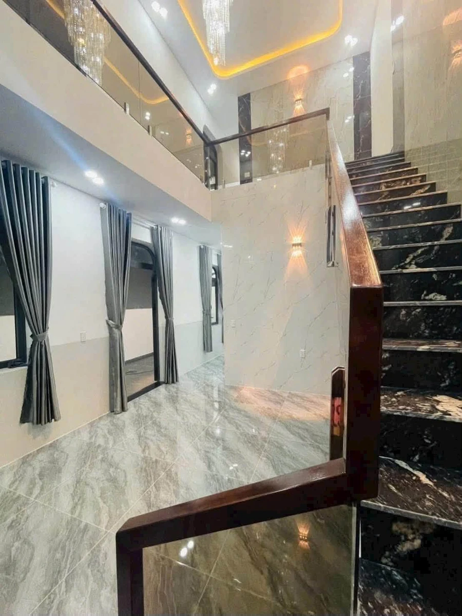 Bán nhà 1 trệt 1 lầu 80m², 4PN 3WC gần chợ Long Phước, Thủ Đức - Ảnh thu nhỏ 4