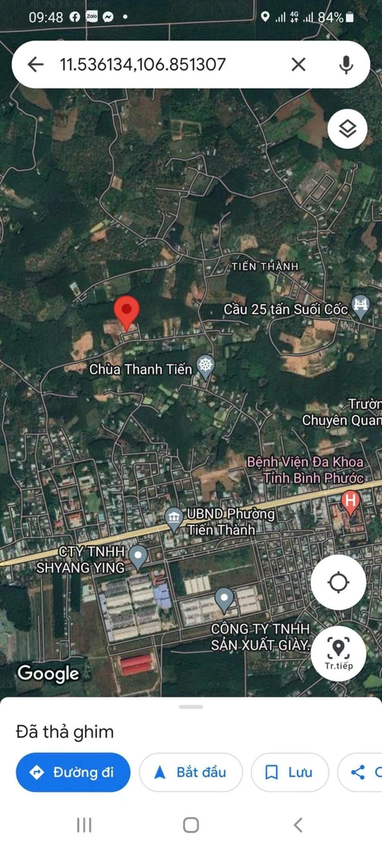Bán 2 lô đất Kp3 Tiến Thành trên 500 triệu - Ảnh thu nhỏ 3