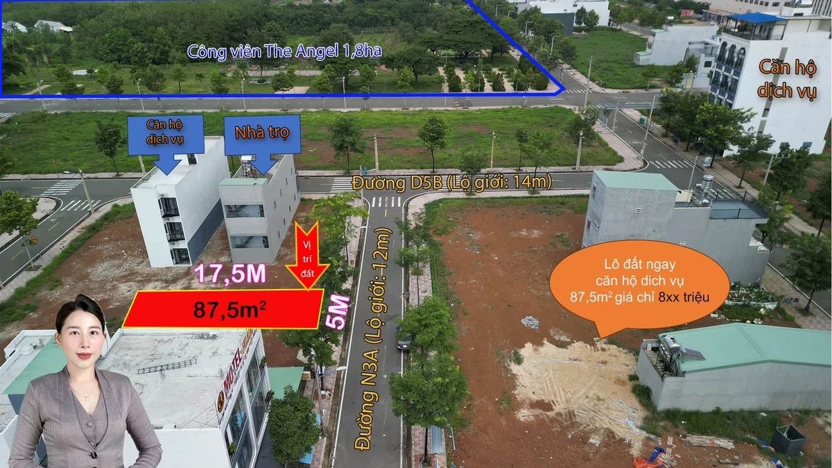 Bán đất 87,5m² Cát Tường Phú Hưng Đồng Xoài 700 triệu - Ảnh thu nhỏ 3
