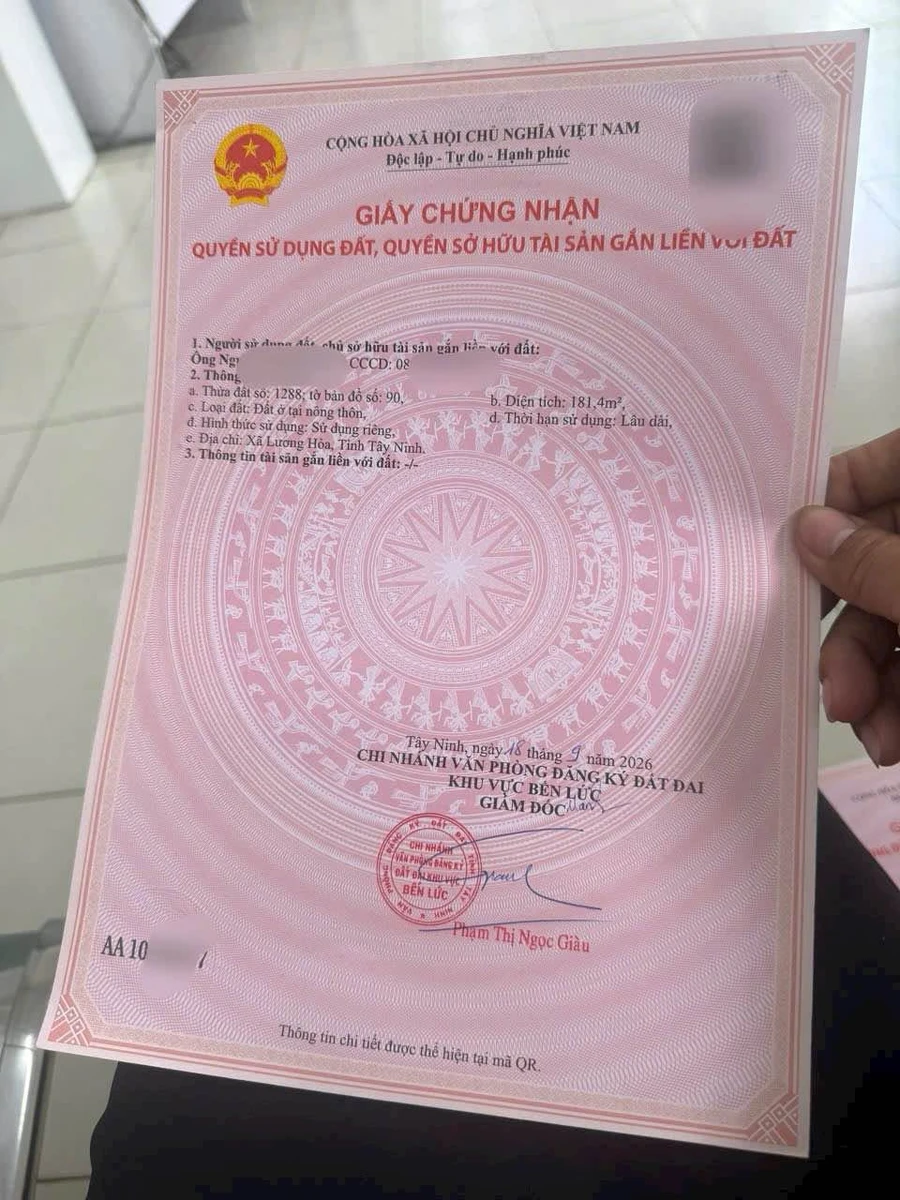 Bán đất thổ cư mặt tiền 15m Tân Bửu 181m2 giáp Bình Chánh - Ảnh thu nhỏ 4