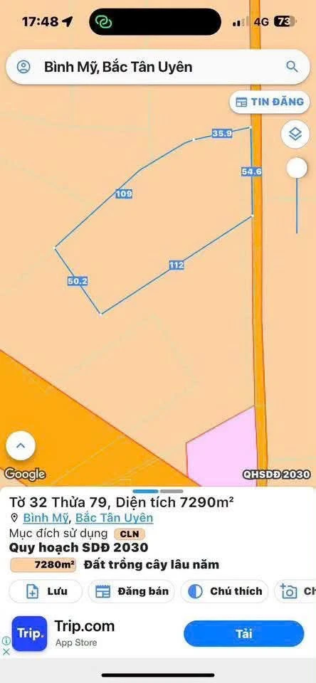 Bán đất cao su 7.300m2 tại Tân Bình - Ảnh thu nhỏ 2