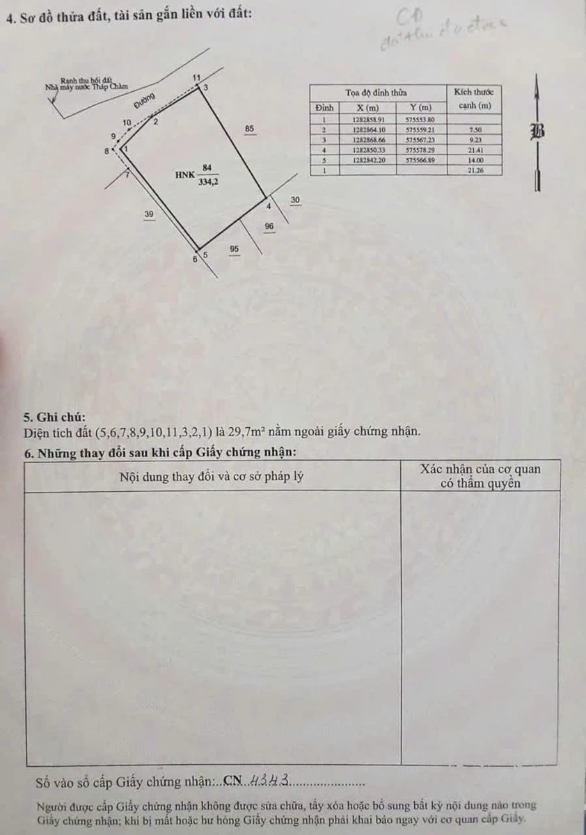 Bán lô đất nông nghiệp 334m2 Phường Đô Vinh - Ảnh thu nhỏ 3