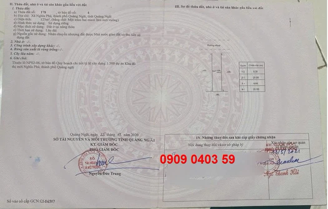 Bán đất 125m² KĐT Phú Gia Hưng Nghĩa Phú gần cầu Cổ Lũy - Ảnh thu nhỏ 3