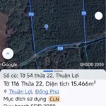 Bán đất 1ha55 mặt tiền 110m Đông Phú, Bình Phước 3 tỷ 350 - Ảnh thu nhỏ 1