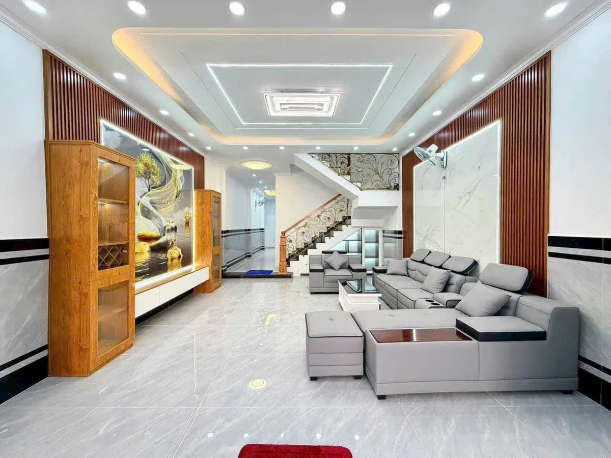 Bán nhà 1 trệt 1 lầu 92m², 4 phòng ngủ, hẻm xe hơi Lê Văn Khương, Quận 12 - Ảnh thu nhỏ 4