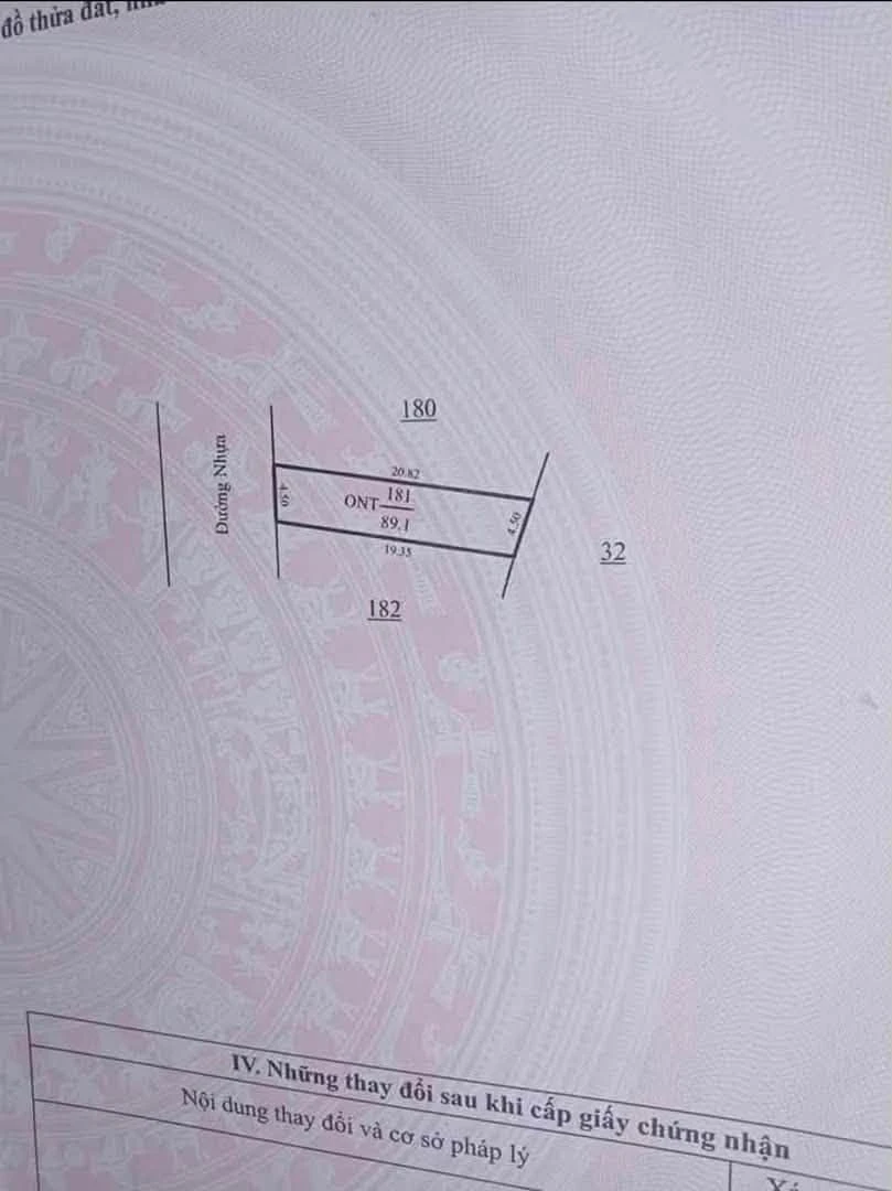Bán đất 89 m² Nam Sách Hải Phòng 1,9 tỷ - Ảnh 1