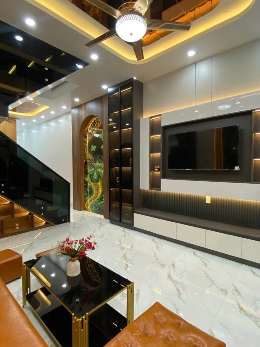 Bán nhà 1 trệt 1 lầu 4PN full nội thất 1081D Lâm Quang Ky, Thủ Dầu Một giá 2,98 tỷ - Ảnh thu nhỏ 4