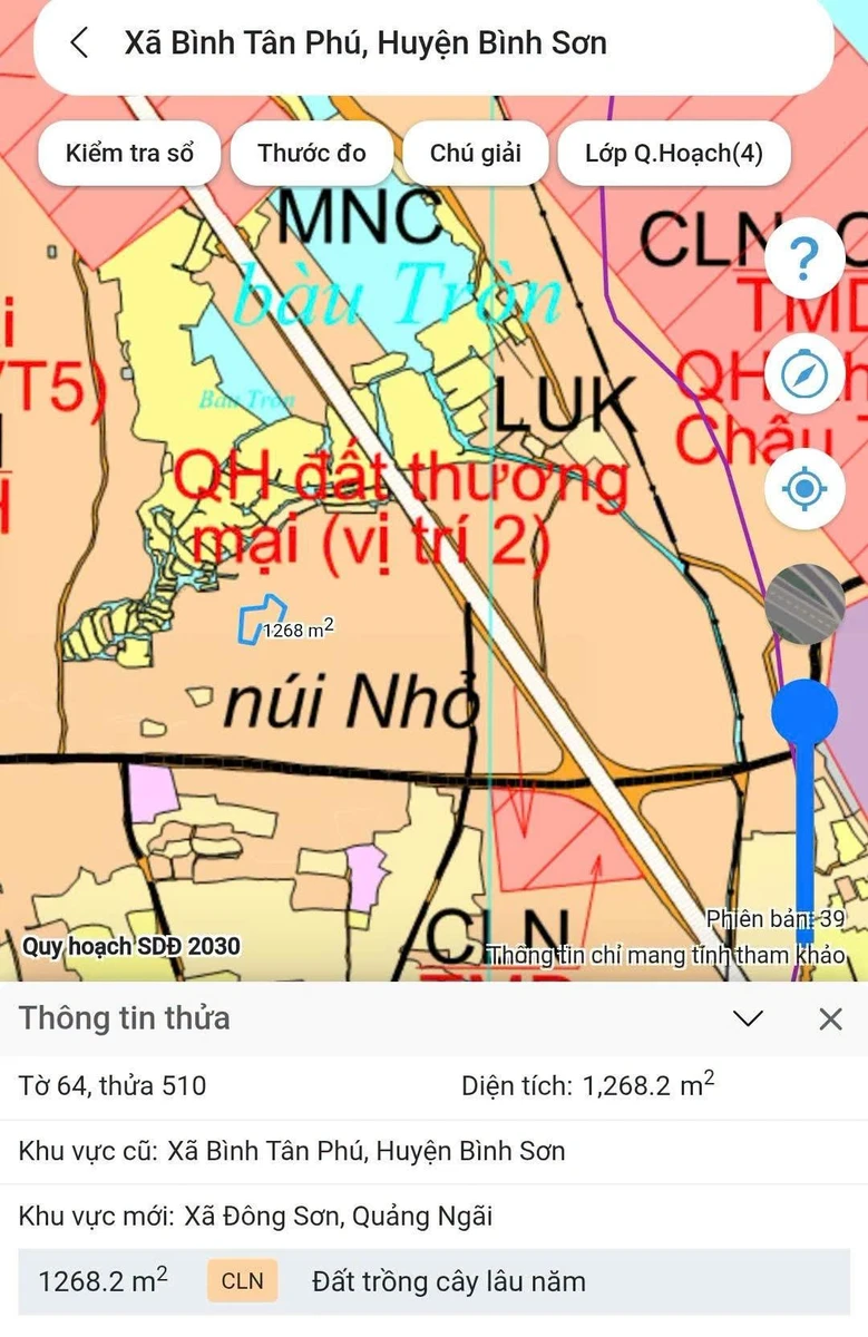 Bán 1286m² đất RSX Bình Phú gần biển - Ảnh thu nhỏ 3