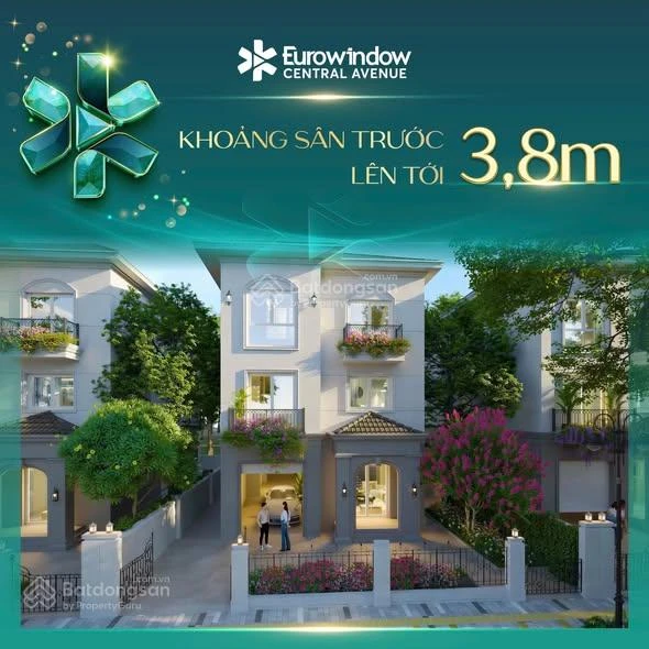 Biệt thự song lập 180m2 tại Eurowindow Central Avenue Vinh Phú - Ảnh thu nhỏ 2