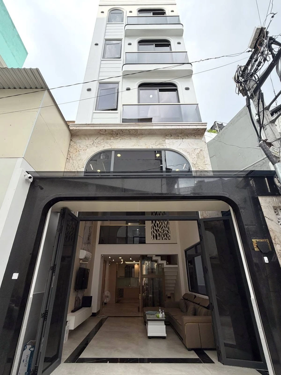 Bán nhà 6 tầng 72m2 full nội thất, thang máy, Nguyễn Văn Đậu, Bình Thạnh - Ảnh 1