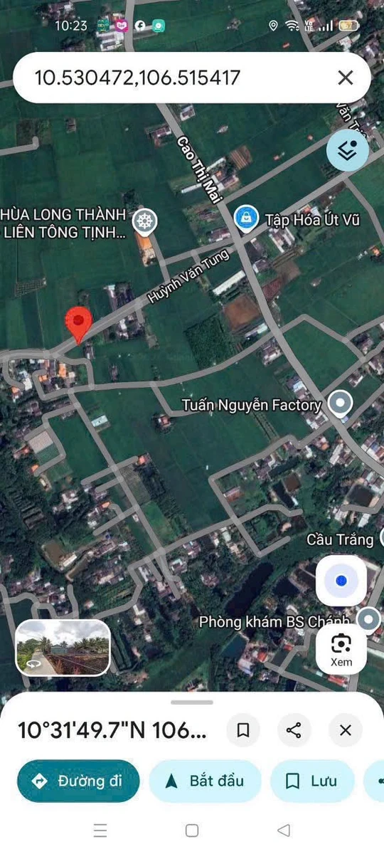 Bán đất thổ 2 mặt tiền 140m² Tân Trụ 590 triệu - Ảnh thu nhỏ 3