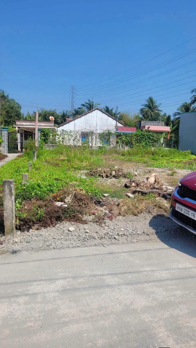 Bán đất thổ cư mặt tiền đường Liên Ấp 5_6, Nhựt Chánh, Bến Lức, 110m2, giá 800 triệu - Ảnh 1