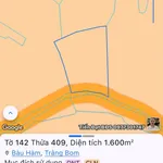 Bán đất Bàu Hàm 1600m² mặt tiền 25m Đồng Nai - Ảnh thu nhỏ 1