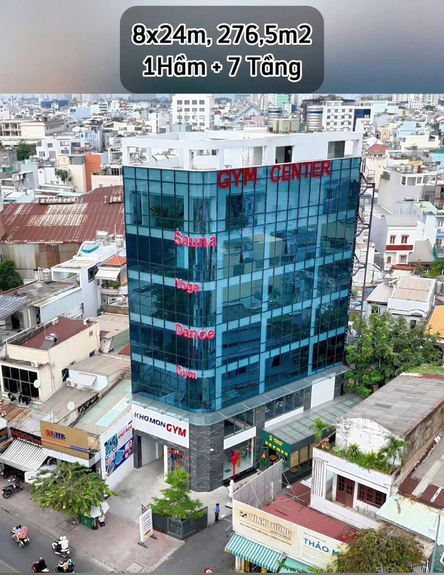 Bán tòa nhà văn phòng góc 2 mặt tiền 276,5m² Nơ Trang Long - Ảnh thu nhỏ 4