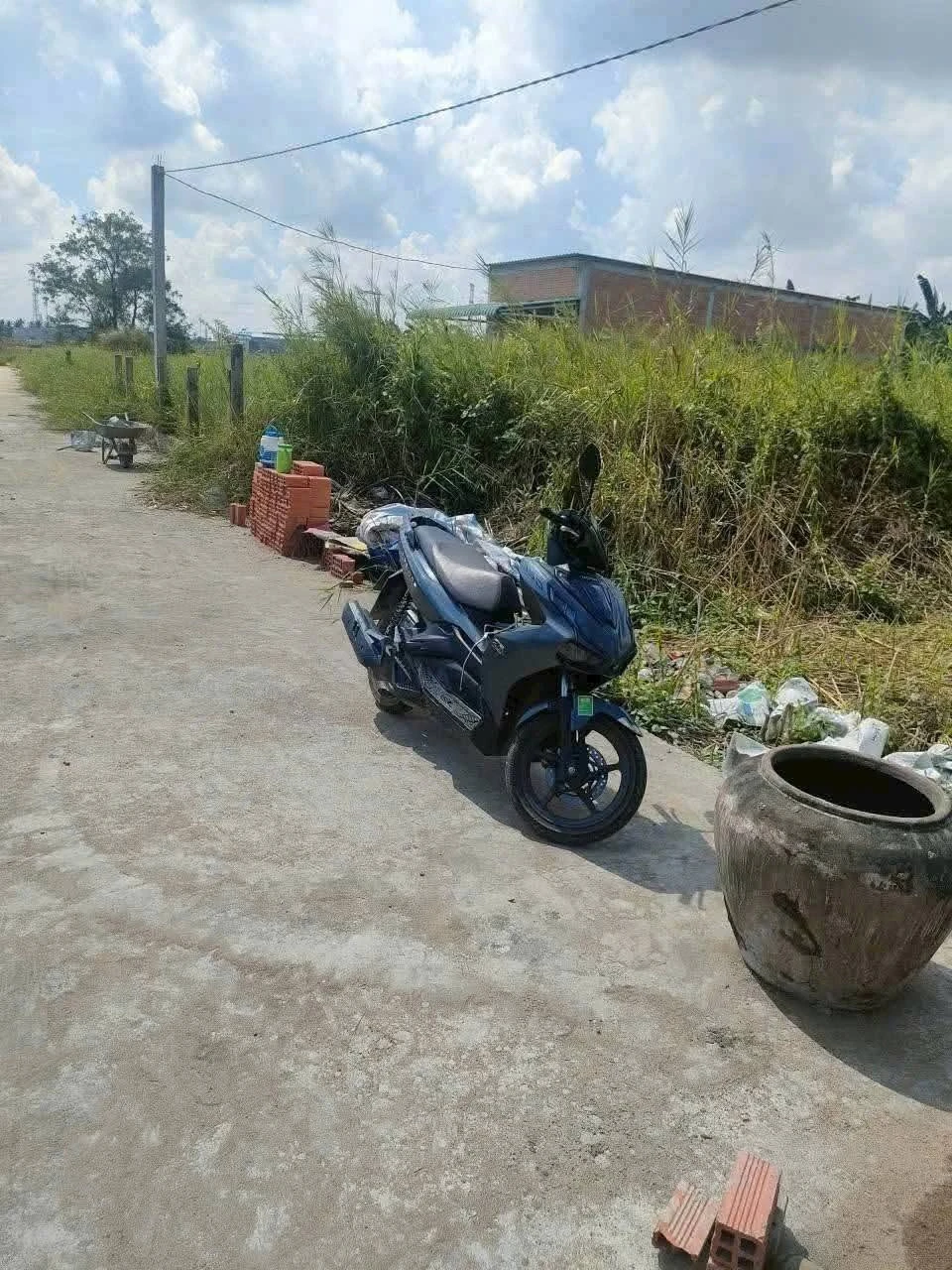 Bán nền đất full thổ cư mặt tiền 100m², Thủ Thừa - Ảnh 1