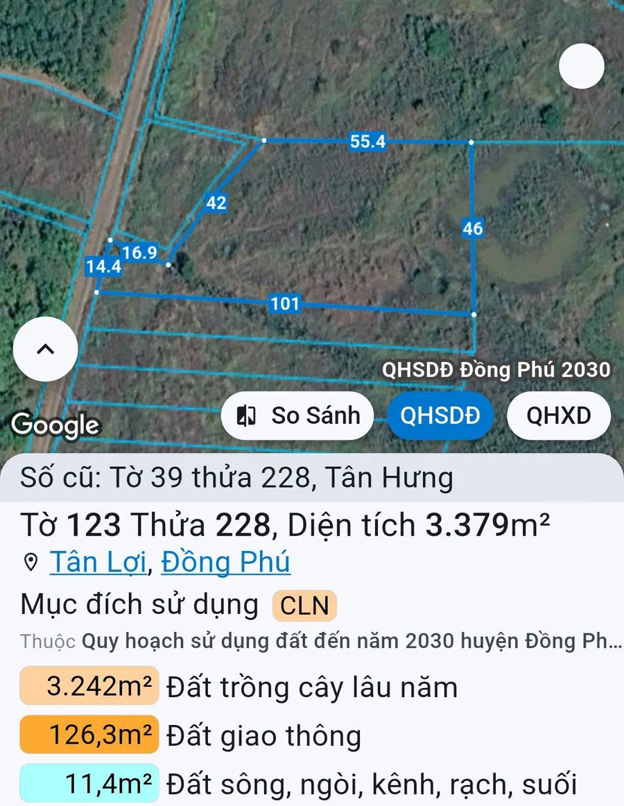 Bán đất mặt tiền 45m tại Tân Hưng, Bình Dương, 790 triệu - Ảnh thu nhỏ 2
