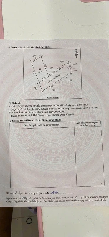 Bán đất 50m² Thành Vinh, Thủ Đức, 1,6 tỷ
