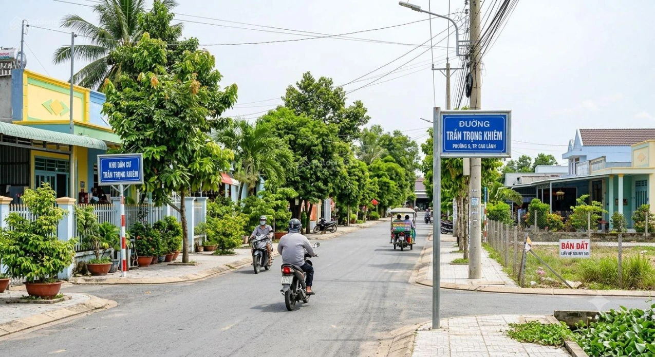 Bán đất hẽm oto đường Trần Trọng Khiêm, phường Cao Lãnh, Đồng Tháp, 2,75 tỷ, 135m2 hàng hiếm uy tín - Ảnh 1