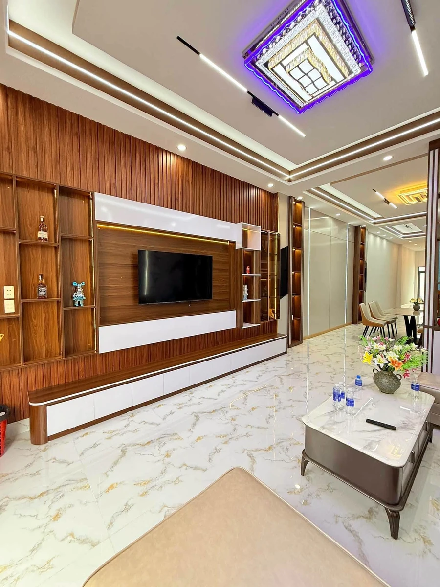 Bán nhà 1 trệt 1 lầu 143,6m2 kế chợ Gò Đen Long An - Ảnh thu nhỏ 3
