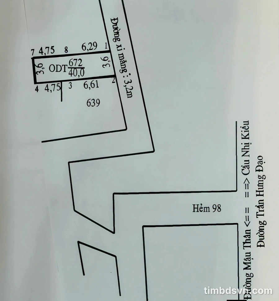 Bán nền nhà cũ 40m² Ninh Kiều 1.49 tỷ - Ảnh thu nhỏ 5