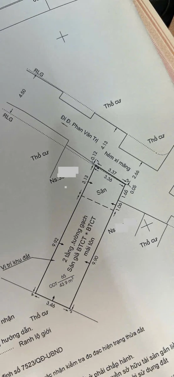 Bán nhà Bình Thạnh 44m2, 3 phòng ngủ, 5,95 tỷ - Ảnh thu nhỏ 2