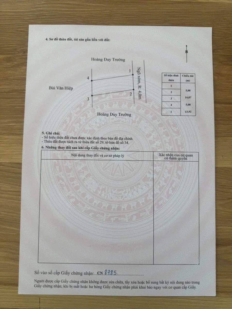 Bán lô đất 69.5m² Minh Tân Kiến Minh Hải Phòng 900 triệu - Ảnh thu nhỏ 5