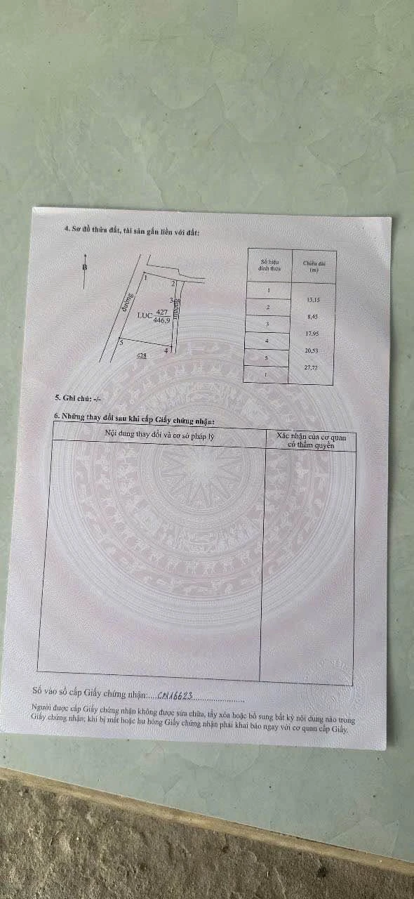 Bán 446m² đất quy hoạch thổ cư Bình Thuận 260 triệu - Ảnh 1