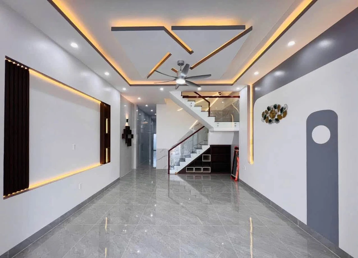Nhà tân cổ điển 1 trệt 1 lầu 125m² Nguyễn Tiệm - Ảnh thu nhỏ 3