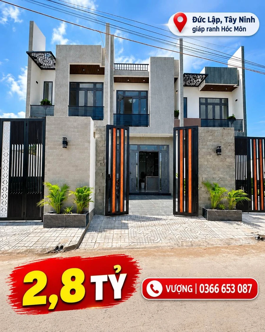 Bán nhà 3PN 110m² Đức Lập Tây Ninh 2.8 tỷ - Ảnh 1