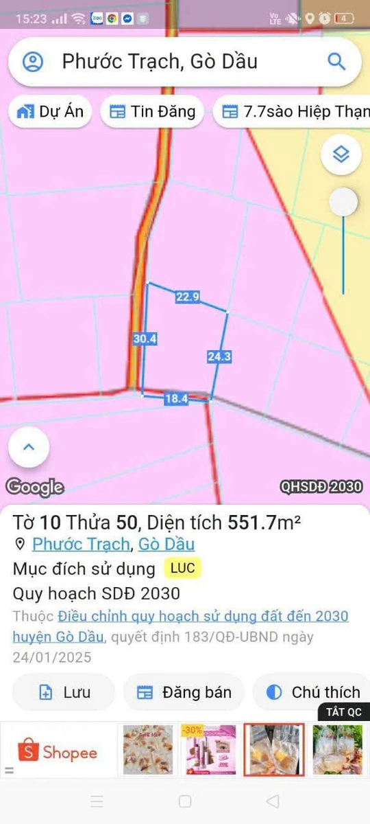 Bán đất vườn nghĩ dưỡng 13ha Gò Dầu Tây Ninh 13.5 tỷ - Ảnh thu nhỏ 2