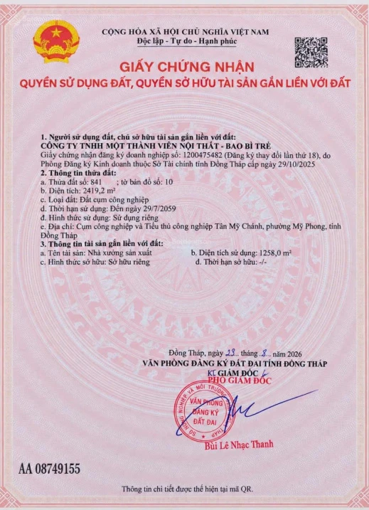 Bán nhà xưởng trong Khu Công Nghiệp - Ảnh thu nhỏ 3