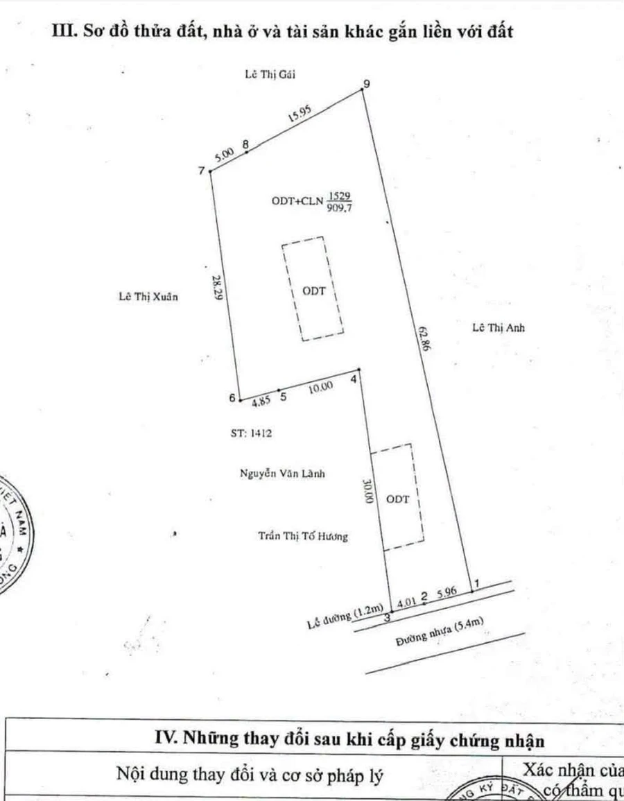 Bán 909m² đất Phú Lợi, Huỳnh Văn Luỹ, 10tr/m² - Ảnh thu nhỏ 2