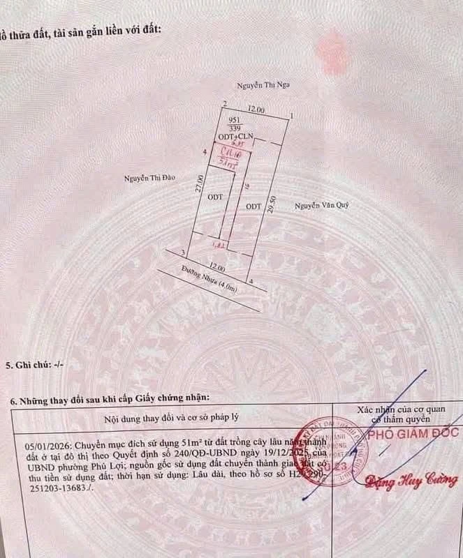 Bán đất Phú Hoà 339m² có trọ cho thuê, giá 7 tỷ - Ảnh 1