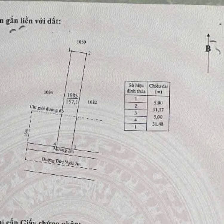 Bán đất xã Hậu Nghĩa 155m² 780 triệu - Ảnh 1