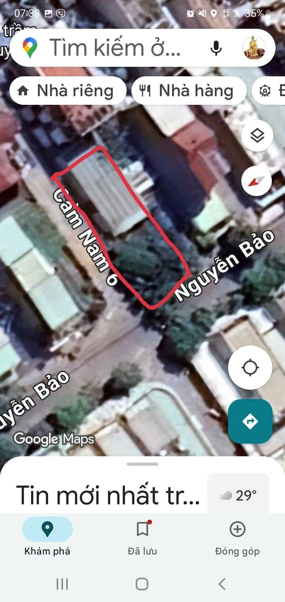 Bán lô đất 2 mặt tiền 143,4m² Nam Cầu Cẩm Lệ, Đà Nẵng - Ảnh 1