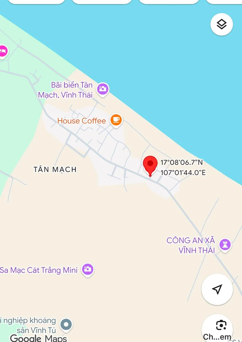 Bán lô đất biển 2 mặt tiền 468m² Vĩnh Thái, Khánh Hòa - Ảnh 1