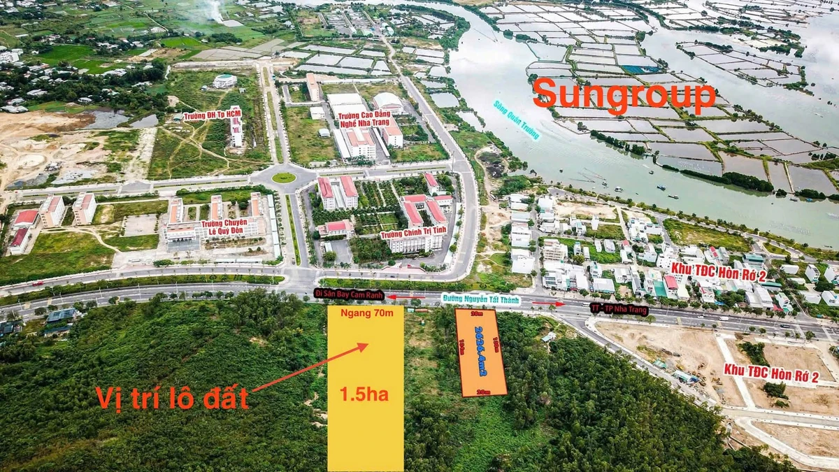 Bán lô đất mặt tiền Nguyễn Tất Thành, Nha Trang 15.000m2 - 180 tỷ - Ảnh thu nhỏ 3