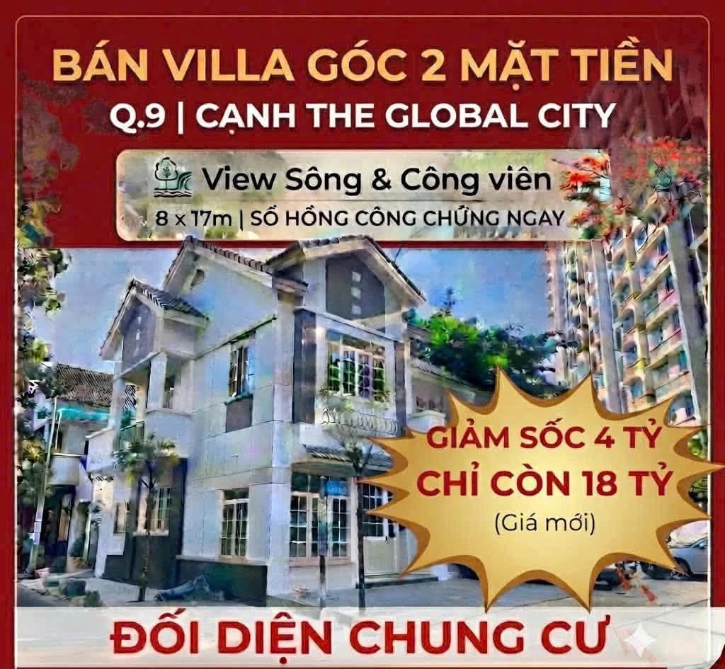 Bán căn hộ góc KDC Nam Long 131.5m² giá 18 tỷ Quận 9 - Ảnh 1
