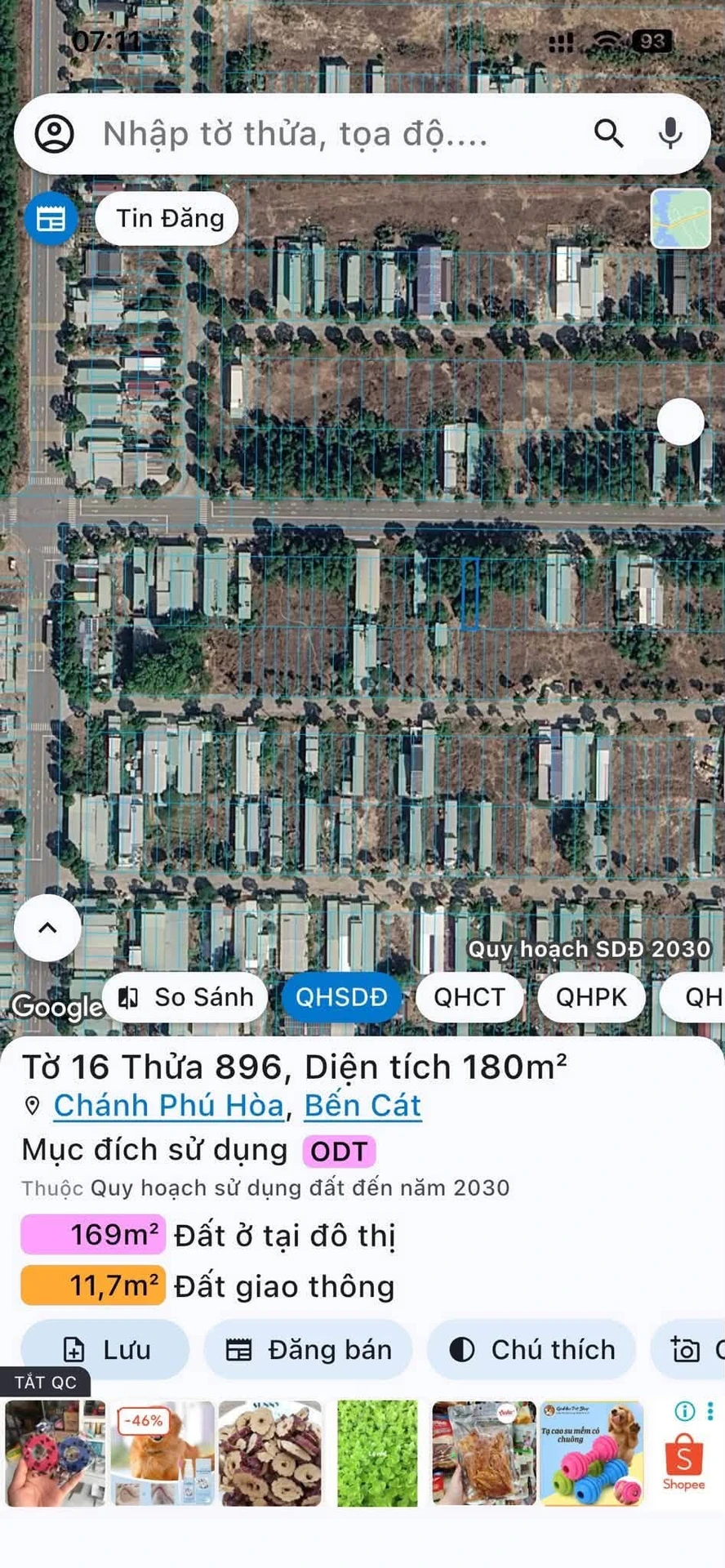 Bán đất 180m² mặt tiền đường nhựa Bến Cát, Bình Chánh - Ảnh 1