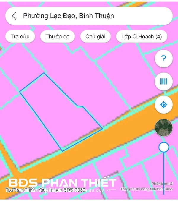 Bán nhà cấp 4 mặt tiền Hoàng Văn Thụ, Phan Thiết, 105m²