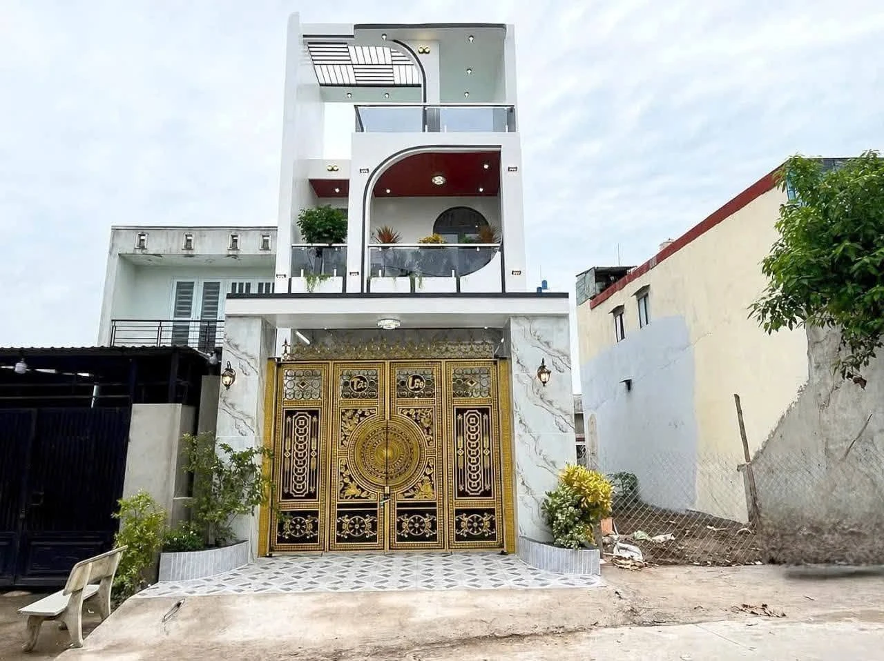 Bán nhà mới xây 1 trệt 1 lầu 5x20m, 3PN, xã Mỹ Hạnh, Đức Hòa, Long An - Ảnh 1