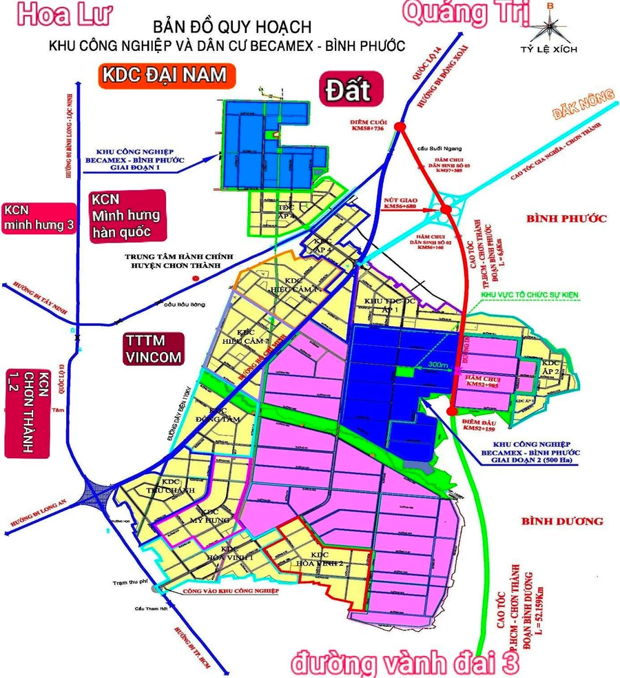 Bán lô đất mặt tiền 250m² Chơn Thành - Ảnh thu nhỏ 2