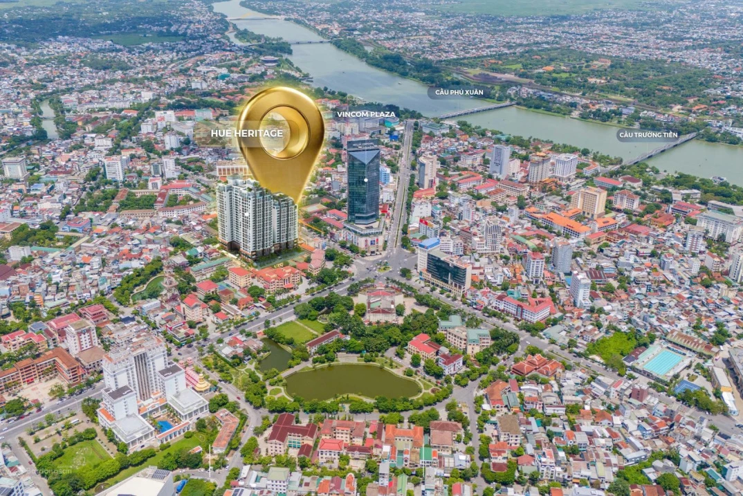 Căn hộ 2PN tầng 16 Hue Heritage. View Sông Hương- Đại Nội Huế - Ảnh thu nhỏ 3