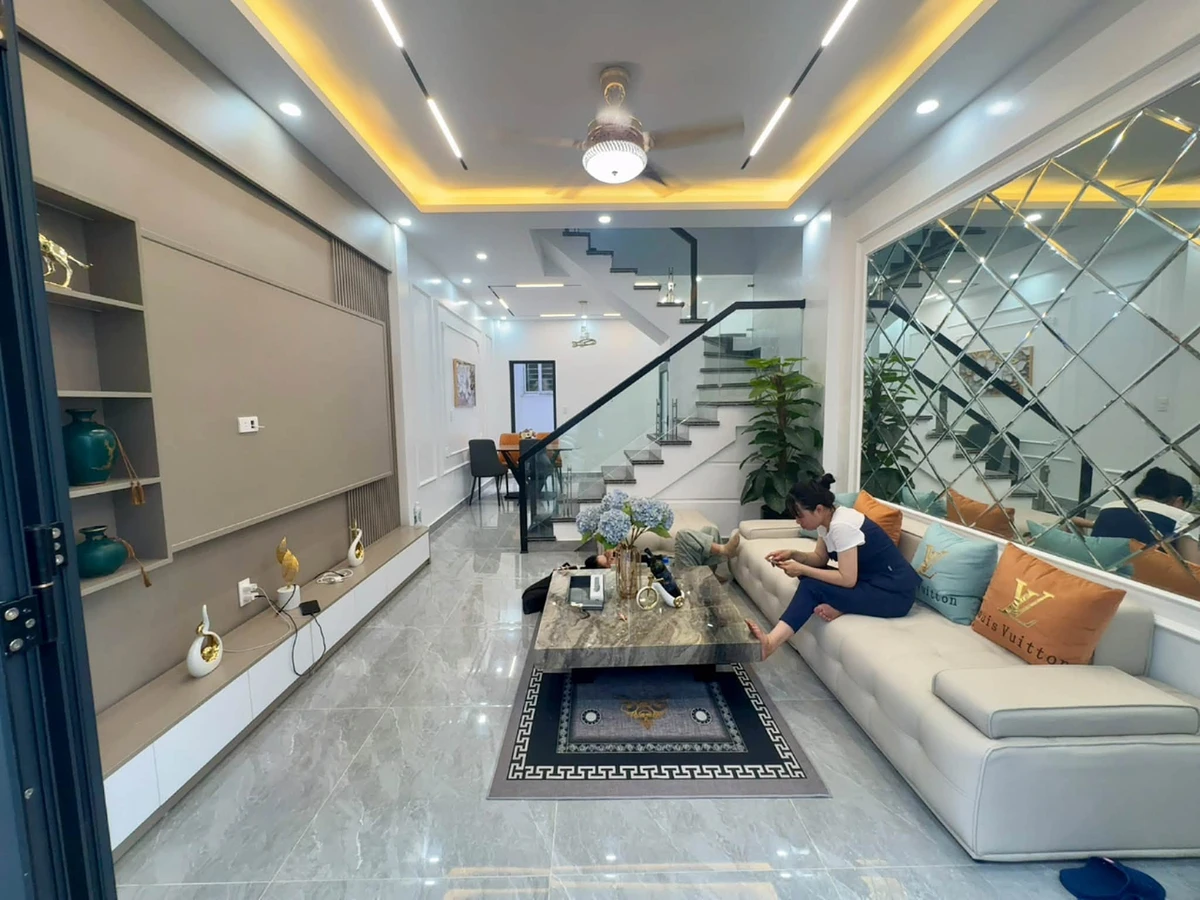 Bán nhà 3 tầng 41m2 ngõ nông gần chợ An Dương, viện Tiệp, Hải Phòng - Ảnh thu nhỏ 2