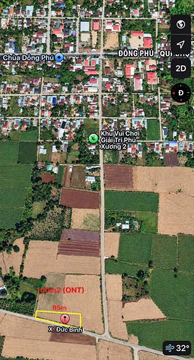 Bán đất trung tâm xã Đức Bình Tây 100m² giá 4 tỷ - Ảnh thu nhỏ 2