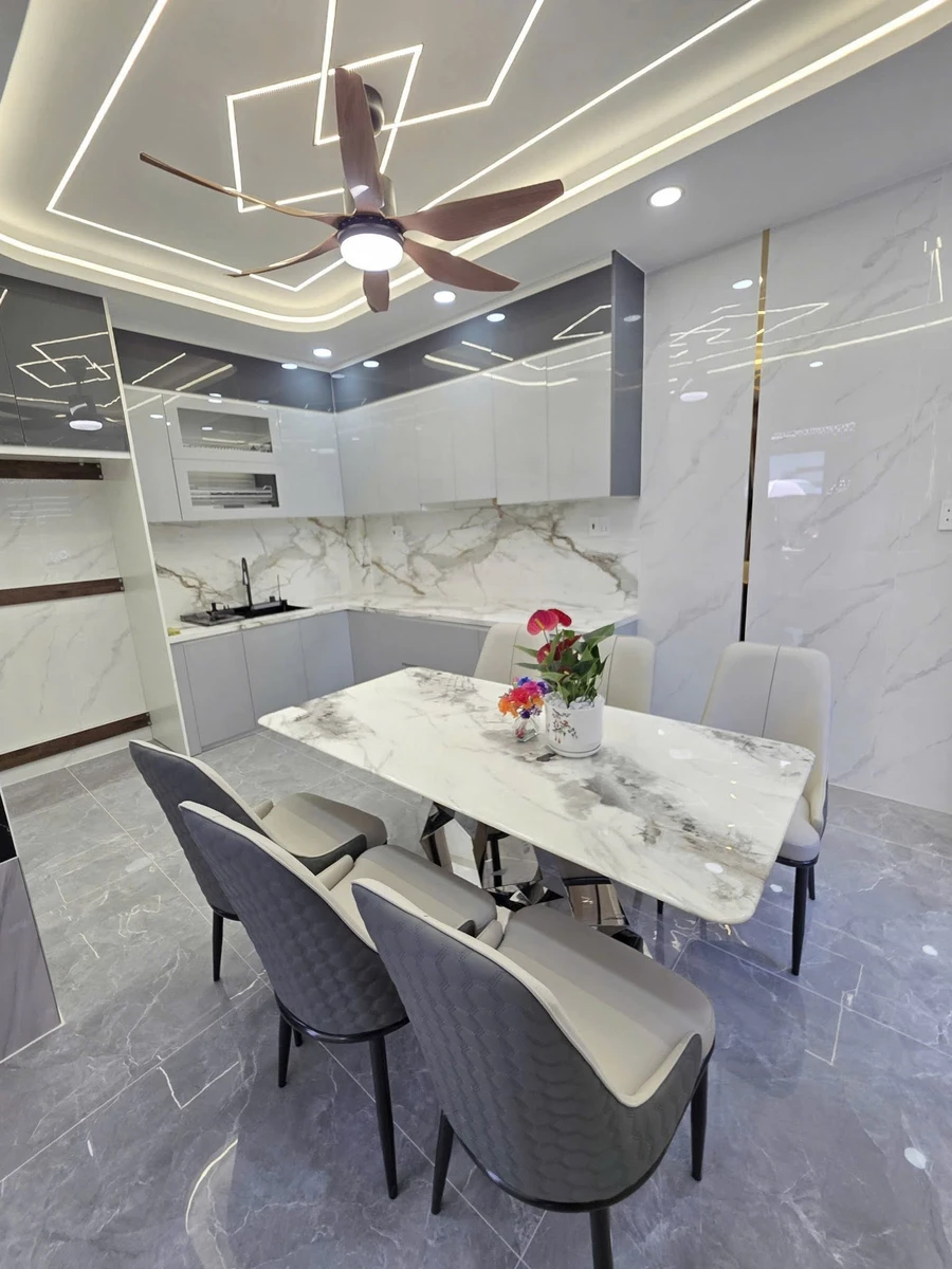 Bán nhà hẻm 6m full nội thất 69,2m2, trệt lửng 3 lầu 5PN, Hương Lộ 2, Bình Tân - Ảnh thu nhỏ 5